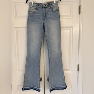 KUT from the Kloth Stella high rise flare sz 0,fits 2